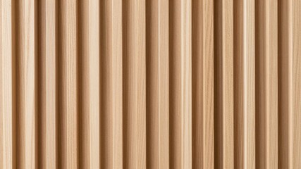 Obraz premium Natural light wood slat wall paneling texture background for modern interior design decor