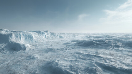 Obraz premium A clean frozen scene highlighting cold beauty and minimal form.