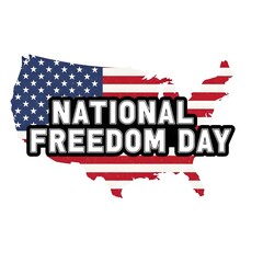 Celebrating national freedom day honoring american independence and liberty