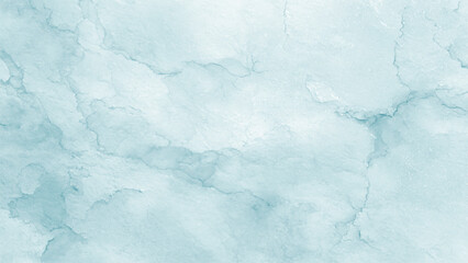 Naklejka premium Light blue marble texture background with veins