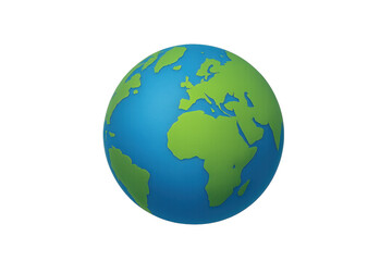 Fototapeta premium Earth globe showing europe and africa continents