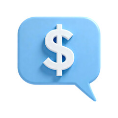 Dollar Sign Speech Bubble Transparent PNG
