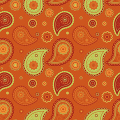 Fototapeta premium Contrast paisley at repetition curled. Drawn paper by droplet art. Template tissue to decorative greeting.
