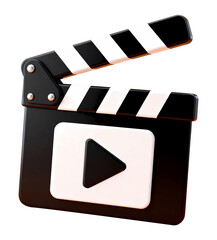 Movie Clapperboard Transparent PNG