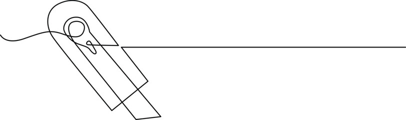 Fototapeta premium Simple line drawing of a tool Vector