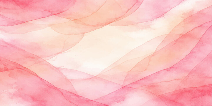 Soft pink abstract watercolor paint texture on a light grunge paper backdrop with a subtle silk fabric pattern for an artistic valentine wallpaper design