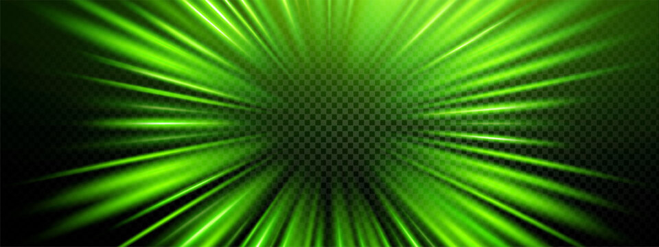 Green effect light for line speed car and neon technology white. Yellow fast dark for power action green and blue burst night. Green flare background for line glow effect and speed beam road.