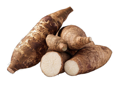 yams isolated on a transparent 