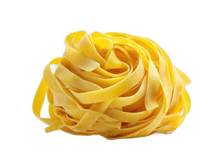 tagliatelle isolated on a transparent 