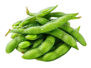 edamame isolated on a transparent 