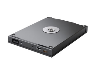 Fototapeta premium externe festplatte isolated on a transparent 