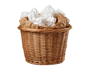 papierkorb isolated on a transparent 