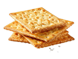Fototapeta premium cracker isolated on a transparent 
