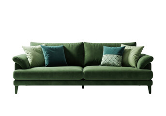 Fototapeta premium Sofa isolated on transparent background