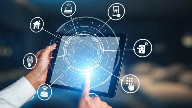 Concept of smart home automation enhances modern living. This innovative smart home system provides security, convenience, and control for a connected lifestyle. Gist