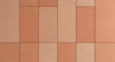 Abstract Terracotta Tile Wall Pattern Background