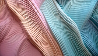 Aesthetic Pale Colorful Corrugated Surface Background