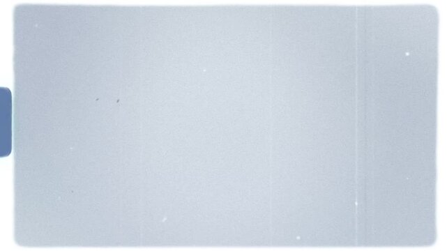 Retro style film frame with grain and texture effects