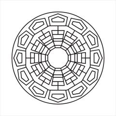 Decoding the Mathematical Art of Circular Symmetry and Mandalas