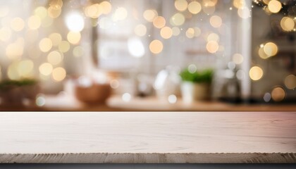 A Textured Light Colored Countertop With A Bokeh Background