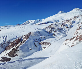 Ski Resort The Background Mount