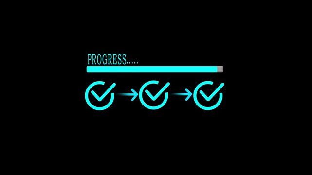 Checklist and task progress tracking concept on transparent background. Productivity, goal setting, and efficient project management.