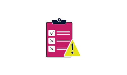 Risk assessment icon vector