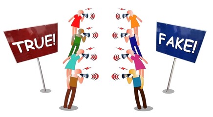 Confrontation "True vs Fake"