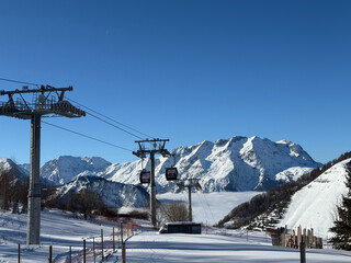 Alpe dHuez Ski Lift
