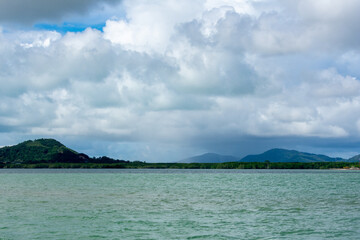 Phi Phi Islands, Thailand. Beautiful landscape limestone rock formations on Andaman Sea, southeast Asia