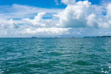 Phi Phi Islands, Thailand. Beautiful landscape limestone rock formations on Andaman Sea, southeast Asia