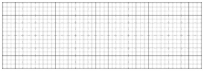Blueprint mm grid. Metric graph paper bg. White blank millimeter horizontal sheet for technical drawing, engineering sketch, architectural design. Tech simple linear pattern. Vector illustration