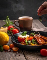 Delicious Stuffed Tomatoes with Rice and Meat - A Culinary Delight.
