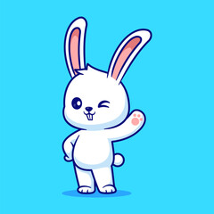Obraz premium easter bunny with a white background