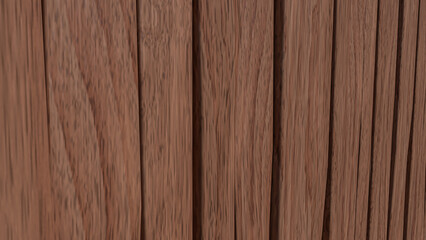Naklejka premium Natural Brown Wooden Plank Texture Vertical Pattern Background 3d render.