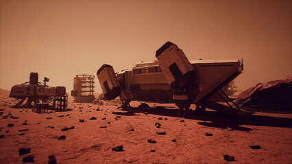 ultimate adventure for humanity, a base on Mars that offers endless possibilities for exploration and discovery