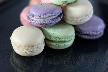 assiette de macarons