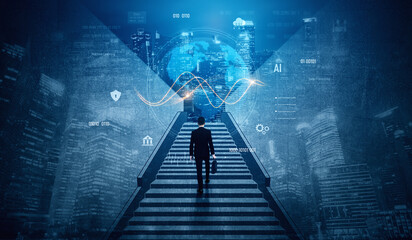 Global AI and data processing system enhances data, AI, and processing efficiency through digital network and global integration of intelligent technology Vouch