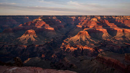 Naklejka premium Sunset at Grand Canyon