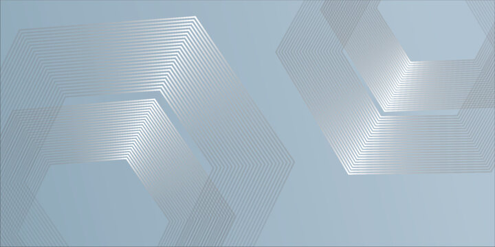 Abstract gray modern background with hexagon elements. Digital technology concept. vector illustration