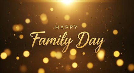 Happy family day celebration with loved ones and togetherness activities
