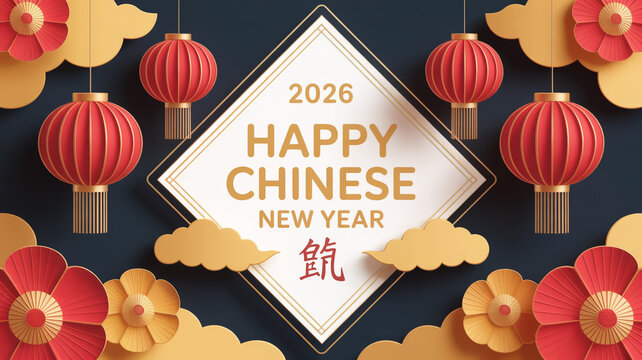Celebrating the year of the rabbit: happy chinese new year 2026