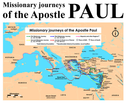 Missionary journeys of the Apostle Paul