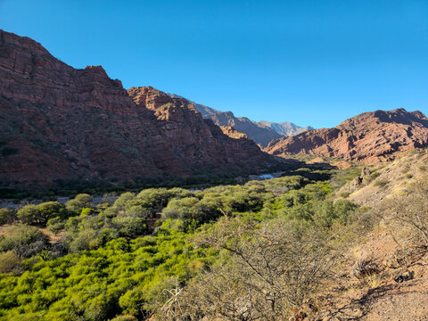 Green Valley Beneath the Red Andes, Quebrada de Las Conchas