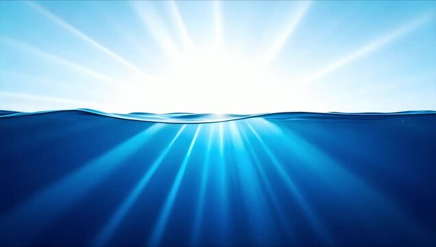 Underwater Light Rays Loop