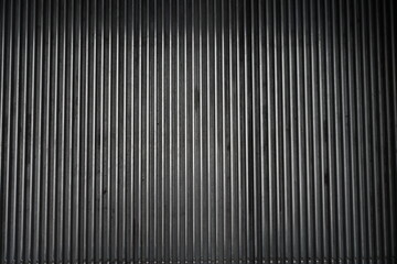 Black elevator Metal Corrugated Striped Background
