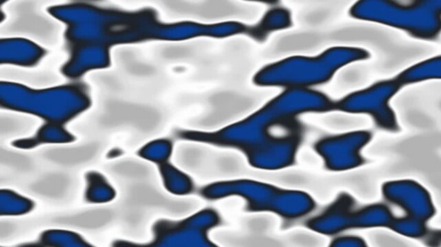 Abstract Blue and White Camouflage Pattern for Backgrounds and Textures.