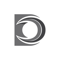 Fototapeta premium Modern Abstract Letter D Logo
