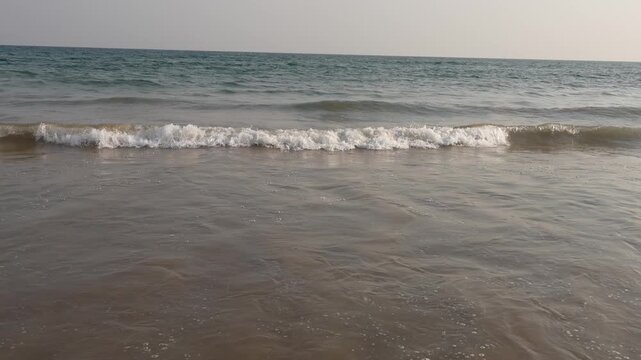 Puri Sea Beach Odisha India 4K Video | Waves of Bay of Bengal Near Jagannath Puri