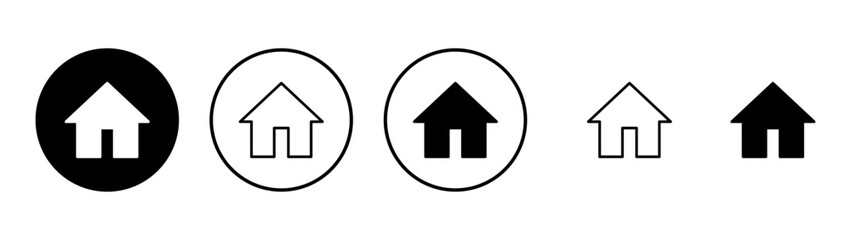 Fototapeta premium House icon vector. Home sign and symbol